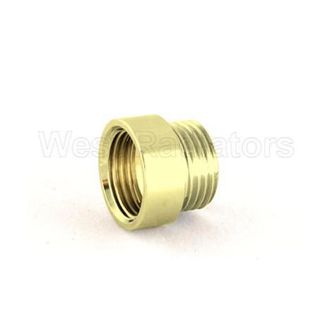 Rigid Radiator Valve Extension 1/2 BSP - Gold Plated