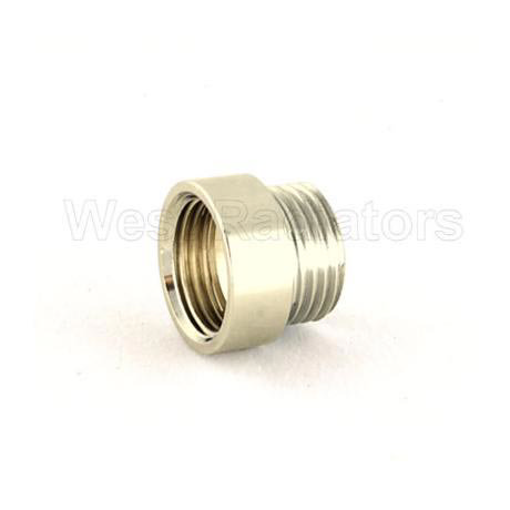 Rigid Radiator Valve Extension 1/2 BSP - Nickel Plated