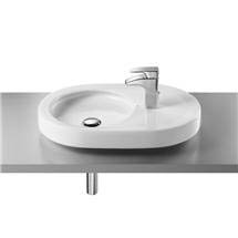 Roca - Orbita 630mm Countertop basin - 1 tap hole - 32722G000
