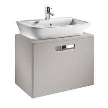 Roca - The Gap wall hung base unit with basin W675 x D470 - Matt Beige