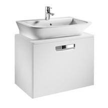 Roca - The Gap wall hung base unit with basin W675 x D470 - Matt Beige