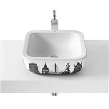 Roca - Urban London Countertop Basin - 400 x 400mm - White - 32765L00U