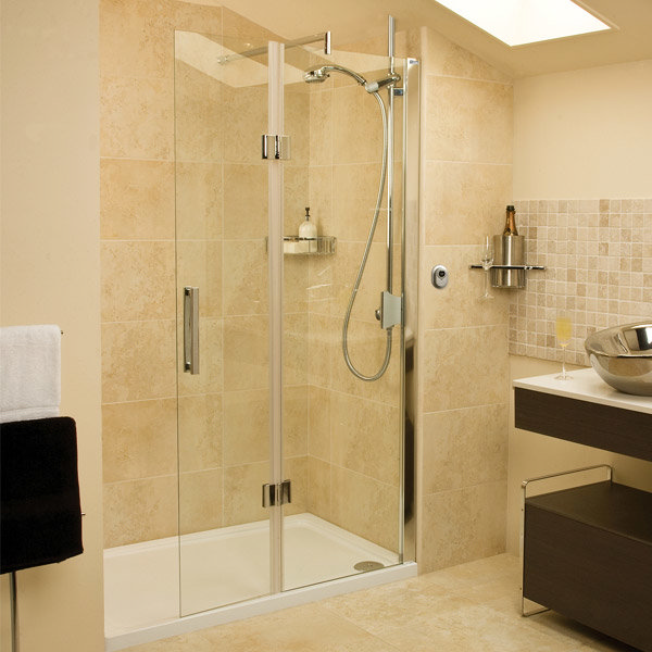 Roman Embrace Walk In Shower Enclosure Right hand