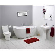 RAK Series 600 Modern Slipper Freestanding Bath Suite