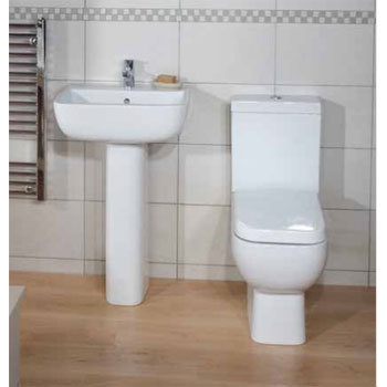 Rak Series 600 Close Coupled Dual Flush WC With Basin
