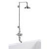 Burlington Avon Thermostatic Valve with Bath Spout & Riser Shower Kit - Claremont Tap - H111-CL