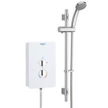 Bristan - Smile Electric Shower - White - Available in 8.5 or 9.5KW