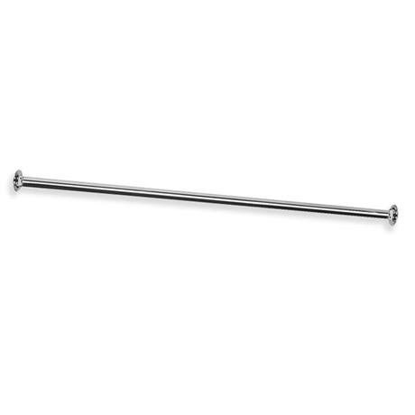 Straight Shower Curtain Rail  - 1" Tube - Chrome - 2 Length Options