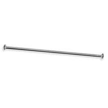 Straight Shower Curtain Rail - 1" Tube - Nickel - 2 Length Options