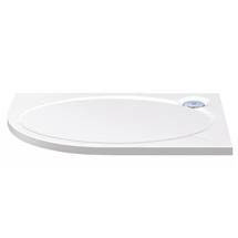 Coram Designer Slimline Offset Quadrant Shower Tray - 1200 x 900mm