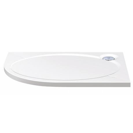 Coram Designer Slimline Offset Quadrant Shower Tray - 1200 x 900mm