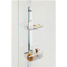 Coram - Storage System for Plain Glass Pillar Shower - SPP-B-2C