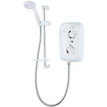 Triton - T80z Thermostatic 8.5 kw Electric Shower - White-Chrome - SP8008ZTHM