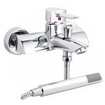 Premier - Acer Wall Mounted Bath Shower Mixer with shower kit & wall bracket - TAC304