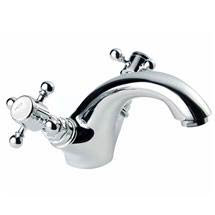 Traditional Edwardian Mono Basin Mixer without Waste - Chrome - TED305