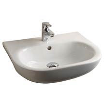 RAK - Tonique 52cm semi-recessed basin - 1 tap hole - TONSRBAS1
