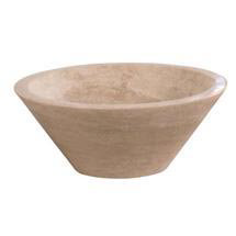 TC - Travertine Conical Basin - TC-TRAVERTINE