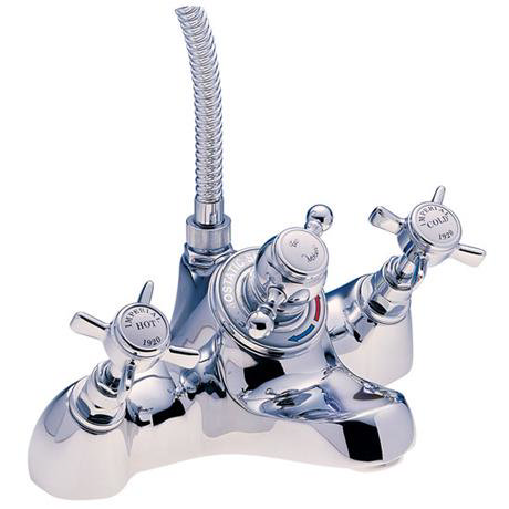 Tre Mercati - Imperial Thermostatic Deck Bath/Shower Mixer - Chrome - 1077