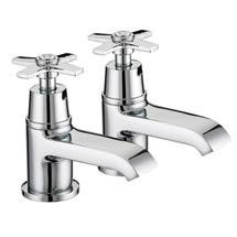 Bristan Twist Contemporary Bath Taps - Chrome - TW-3/4-C