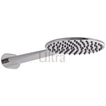 Ultra Slimline Combined Arm and Round Shower Head - A3609