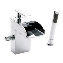 Series U Open Spout Bath Shower Mixer w/ Shower Kit - Chrome - UTY364