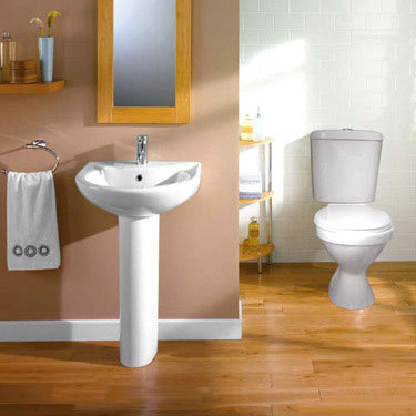 Valence Bathroom Suite 4 Piece Suite (1 Tap hole)