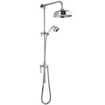 Victorian Grand Rigid Riser with 190mm Shower Head, Handshower and Diverter