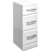 330mm High Gloss White Deep Drawer Unit