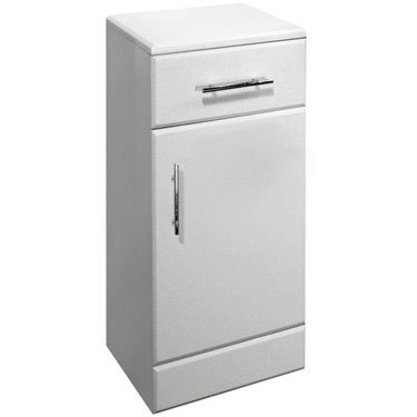 330mm High Gloss White Deep Cupboard