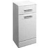 300mm High Gloss White Deep Laundry Basket 