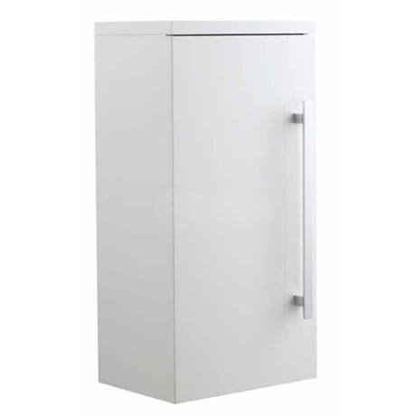 Nova 350 x 250mm High Gloss White Wall Mounted Cupboard - VTY071