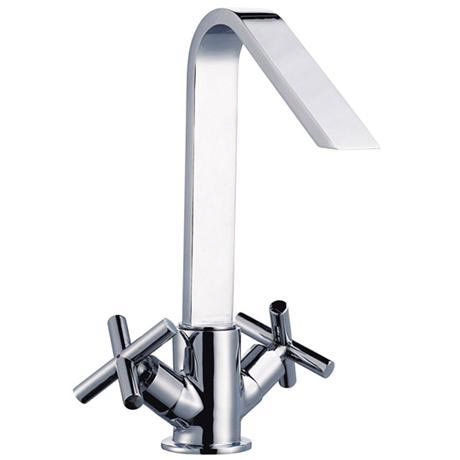 Tiber - Minimal Basin Mono w/ Swivel Spout & Pop-Up Waste - W1310