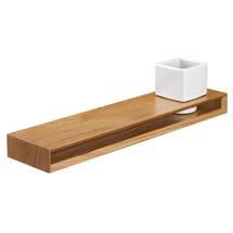 Croydex - Kingston Shelf & Tumbler - Real Oak - WA682376