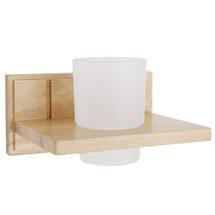 Croydex - Maine Tumbler & Holder - Natural Wood - WA971876