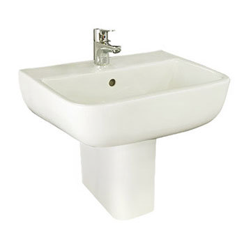 RAK Series 600 52cm Basin With Half Pedestal