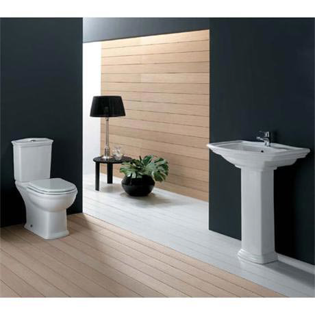 RAK Washington 4 piece Suite - Close Coupled WC & 65cm Basin