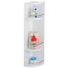 Croydex Compact 3-Tier ABS Bathroom Storage Unit - White