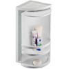 Croydex Compact ABS Rotating Bathroom Storage Unit - White