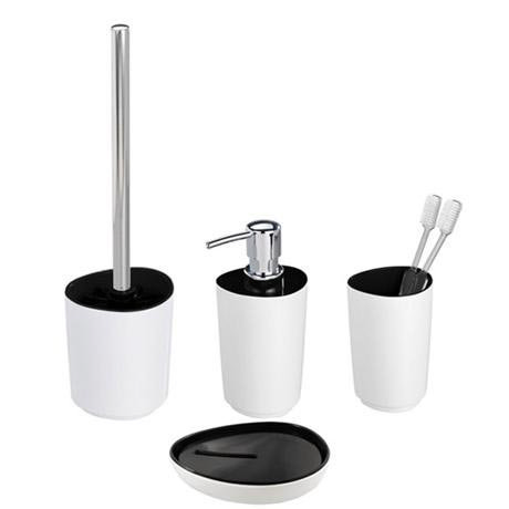 Wenko Alcamo Black Bath Accessories Set