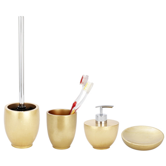 Wenko Gold Bathroom Accessories Set at Victorian Plumbing UK