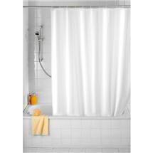 Wenko Plain White PEVA Shower Curtain - 2 Size Options