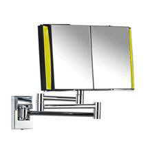 Wenko - Wall Hung Faenza LED Cosmetic Mirror - Chrome - 3656410100