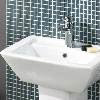 Zeto 600mm 1 Tap Hole Ceramic Basin and Pedestal Set