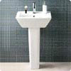 Zeto 1 Tap Hole 550 Basin and Pedestal Set
