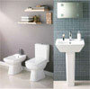 Zeto SP 5 Piece 1TH Bathroom Suite
