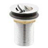 Chrome Flip Top Basin Waste Unslotted