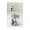 3 Tier Chrome Corner Rack