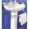 Half Circle Chrome Towel Rack