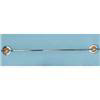 Chrome & Wood Towel Rail