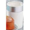 Matt White Tumbler w/Silver Rim